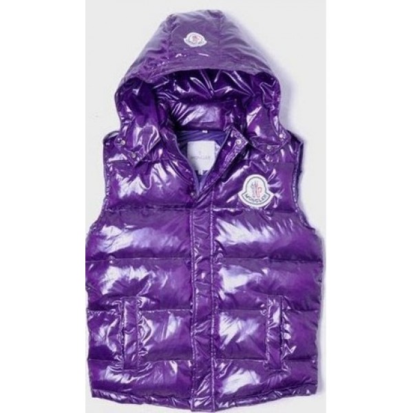 Moncler Gilet Donna Piumini Viola uscita M76